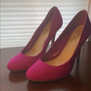Jessica Simpson pink heels